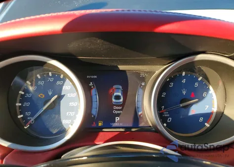 2015 Maserati Ghibli S из США, поврежденный, VIN ZAM57RTA2F1136722